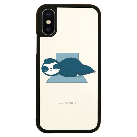 Sleeping sloth iPhone case cover 11 11Pro Max XS XR X - Graphic Gear