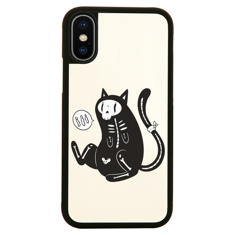 Skeleton cat girl iPhone case cover 11 11Pro Max XS XR X - Graphic Gear