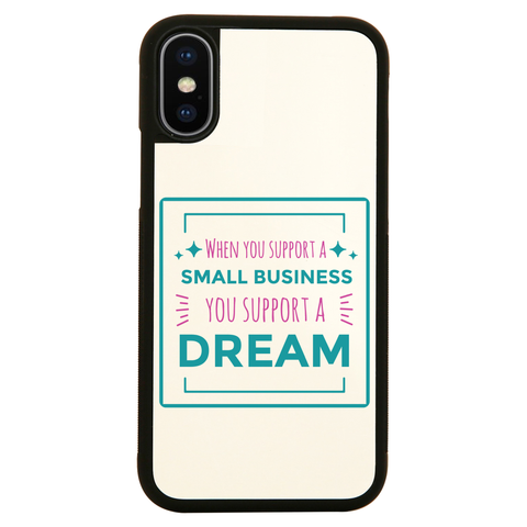 Small business quote iPhone case cover 11 11Pro Max XS XR X - Graphic Gear