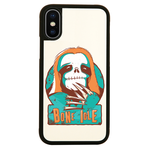 Sloth skull iPhone case cover 11 11Pro Max XS XR X - Graphic Gear