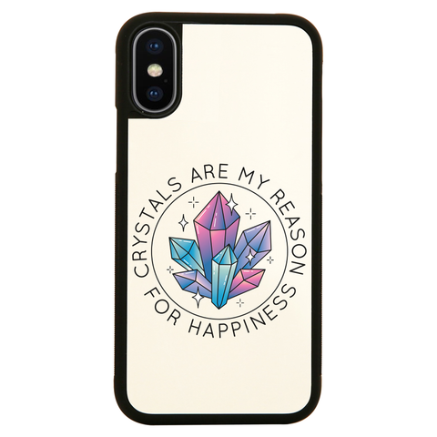 Crystals quote iPhone case cover 11 11Pro Max XS XR X - Graphic Gear