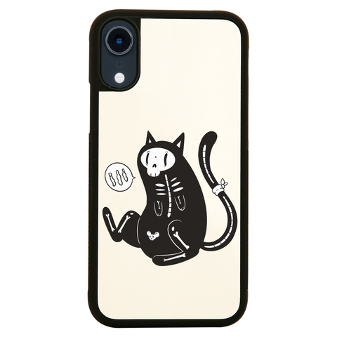 Skeleton cat girl iPhone case cover 11 11Pro Max XS XR X - Graphic Gear