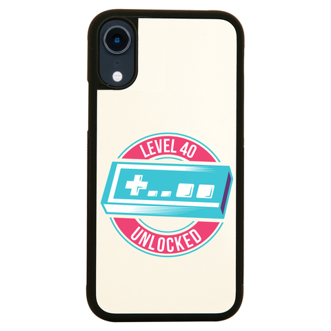Level 40 unlocked iPhone case cover 11 11Pro Max XS XR X - Graphic Gear