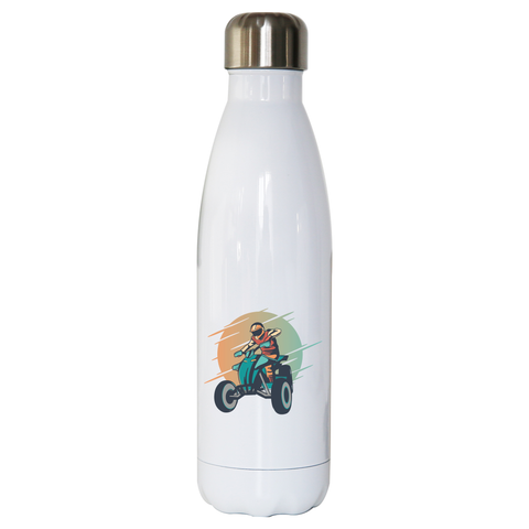 Quad bike water bottle stainless steel reusable - Graphic Gear
