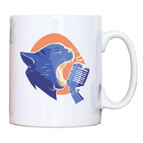 Singing cat mug coffee tea cup - Graphic Gear