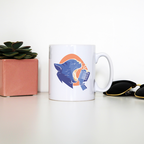 Singing cat mug coffee tea cup - Graphic Gear
