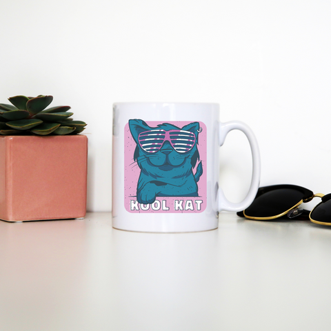 Kool kat mug coffee tea cup - Graphic Gear