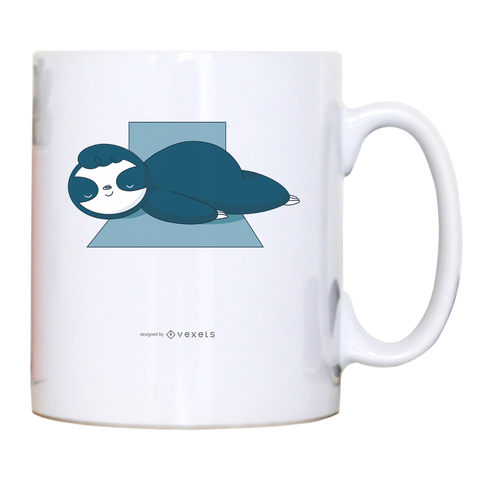 Sleeping sloth mug coffee tea cup - Graphic Gear