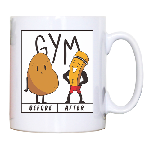 Potato gym mug coffee tea cup - Graphic Gear