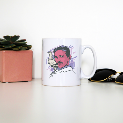 Tesla bird mug coffee tea cup - Graphic Gear