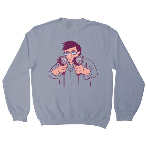 EV charging plug guns sweatshirt - Graphic Gear