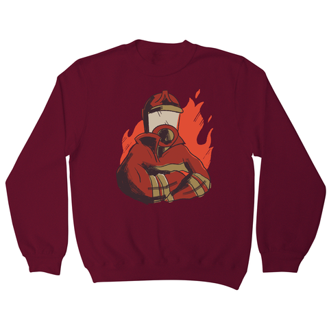 Firefighter flames sweatshirt - Graphic Gear