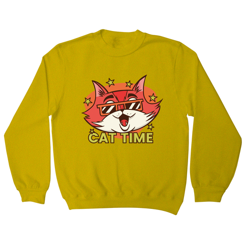 Cat time sweatshirt - Graphic Gear