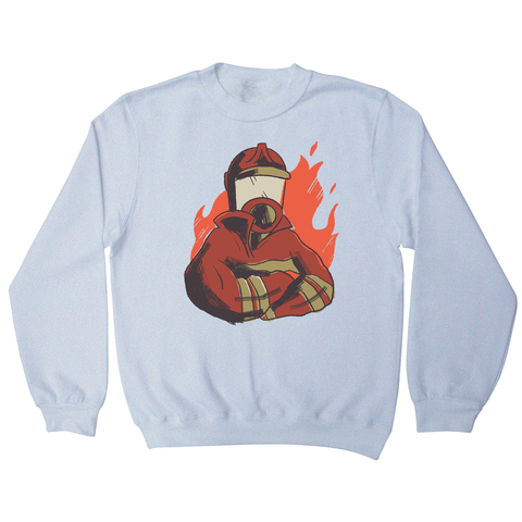 Firefighter flames sweatshirt - Graphic Gear