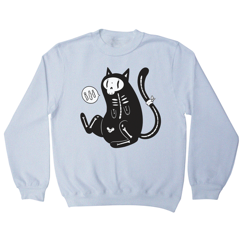 Skeleton cat girl sweatshirt - Graphic Gear