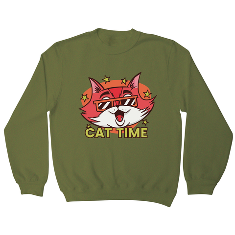 Cat time sweatshirt - Graphic Gear