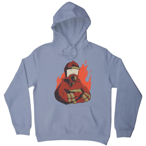 Firefighter flames hoodie - Graphic Gear