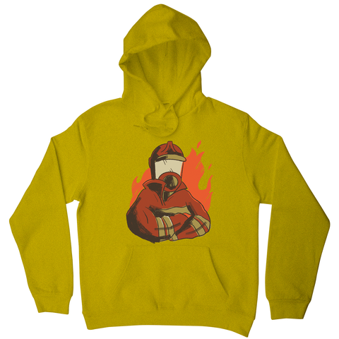 Firefighter flames hoodie - Graphic Gear