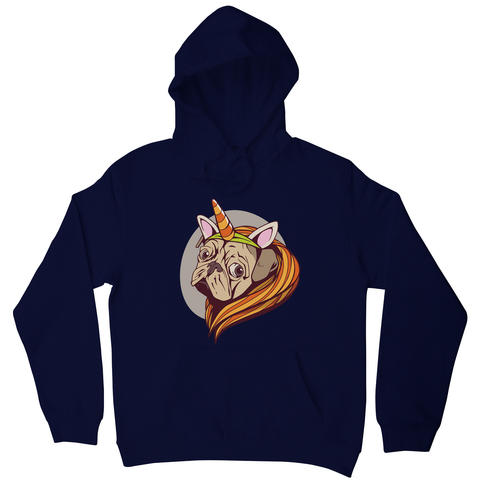 Unicorn pug hoodie - Graphic Gear