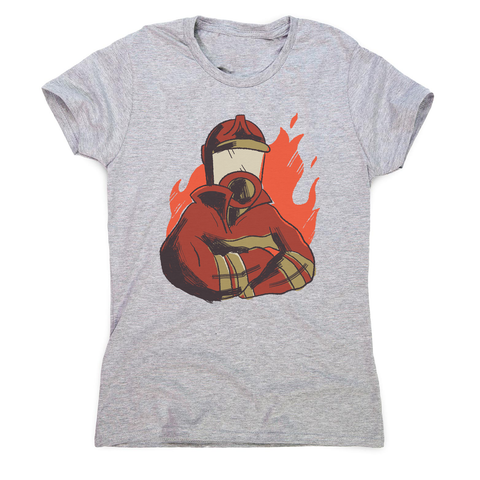 Firefighter flames women's t-shirt - Graphic Gear