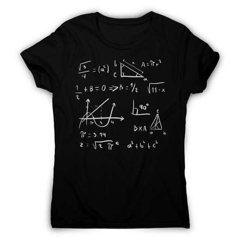 Math formulas women's t-shirt - Graphic Gear