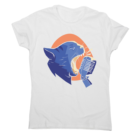 Singing cat women's t-shirt - Graphic Gear
