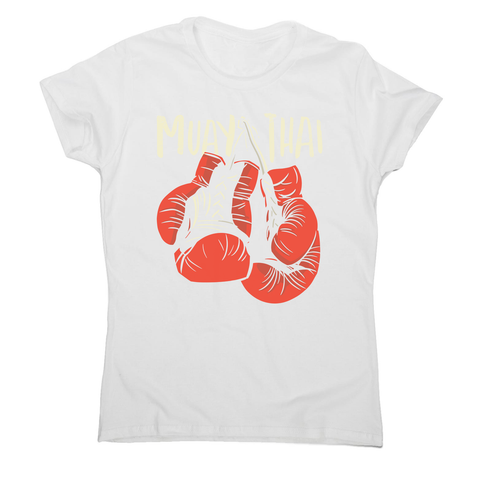 Muay thai gloves women's t-shirt - Graphic Gear