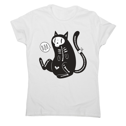 Skeleton cat girl women's t-shirt - Graphic Gear