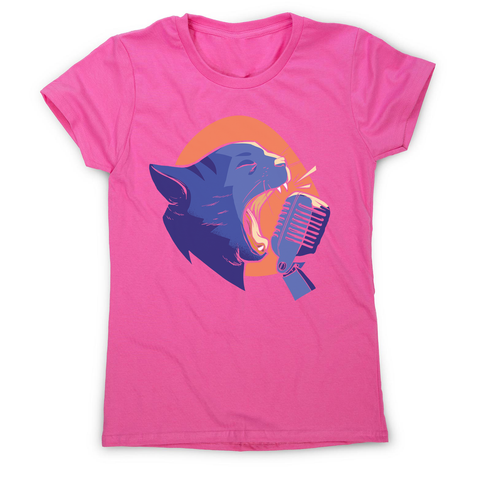 Singing cat women's t-shirt - Graphic Gear