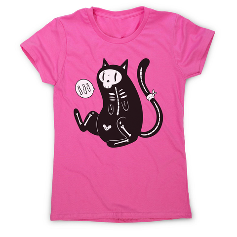 Skeleton cat girl women's t-shirt - Graphic Gear