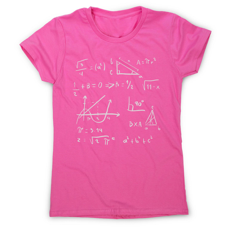 Math formulas women's t-shirt - Graphic Gear