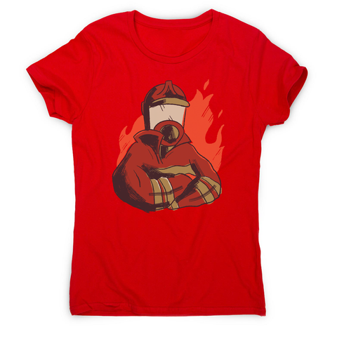 Firefighter flames women's t-shirt - Graphic Gear