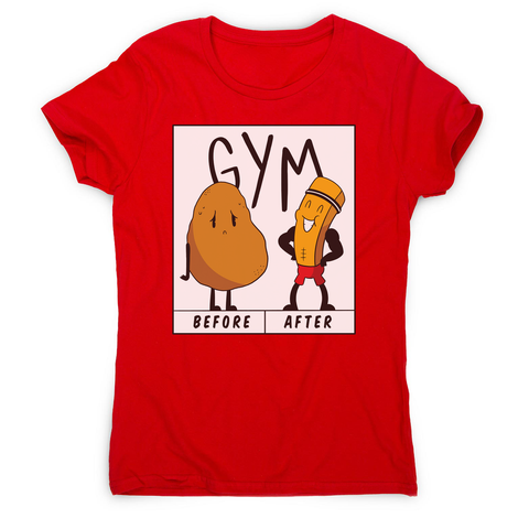 Potato gym women's t-shirt - Graphic Gear