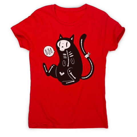 Skeleton cat girl women's t-shirt - Graphic Gear
