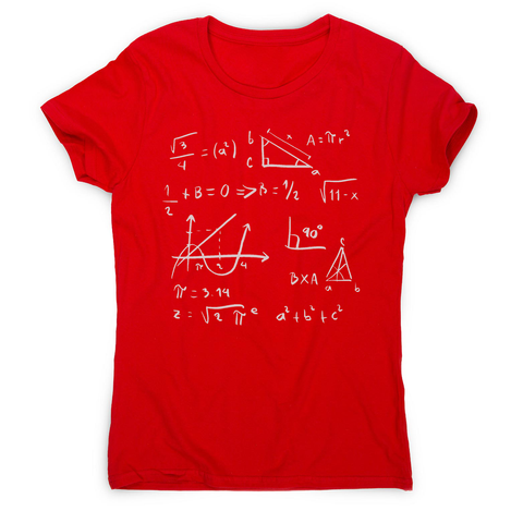 Math formulas women's t-shirt - Graphic Gear
