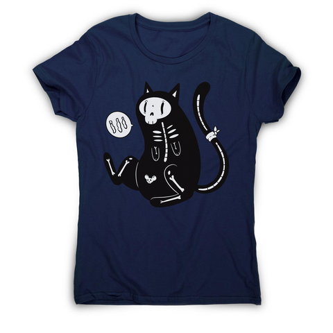 Skeleton cat girl women's t-shirt - Graphic Gear