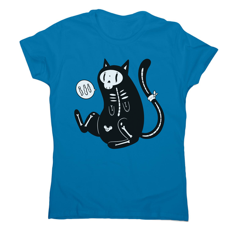 Skeleton cat girl women's t-shirt - Graphic Gear