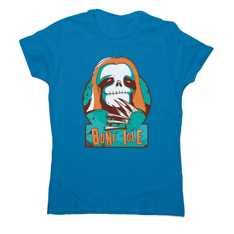 Sloth skull women's t-shirt - Graphic Gear