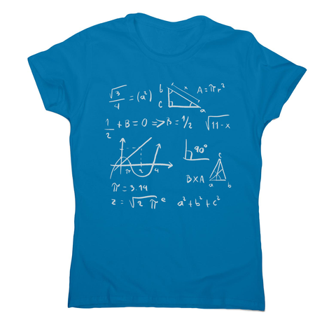 Math formulas women's t-shirt - Graphic Gear