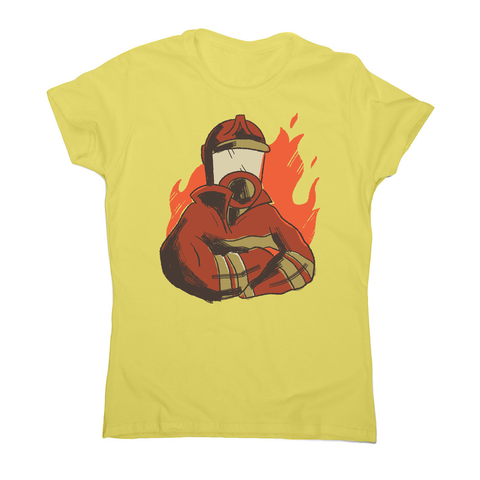 Firefighter flames women's t-shirt - Graphic Gear
