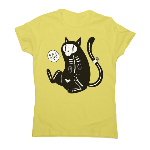 Skeleton cat girl women's t-shirt - Graphic Gear