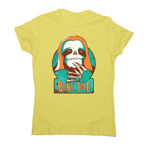 Sloth skull women's t-shirt - Graphic Gear