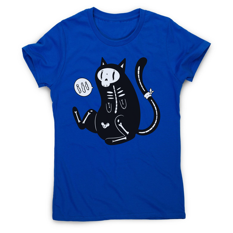 Skeleton cat girl women's t-shirt - Graphic Gear