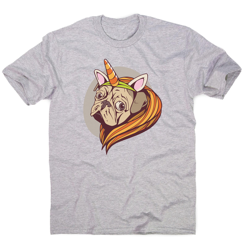 Unicorn pug men's t-shirt - Graphic Gear