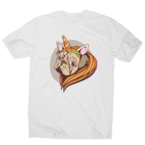 Unicorn pug men's t-shirt - Graphic Gear