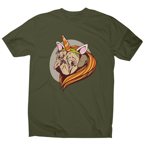 Unicorn pug men's t-shirt - Graphic Gear