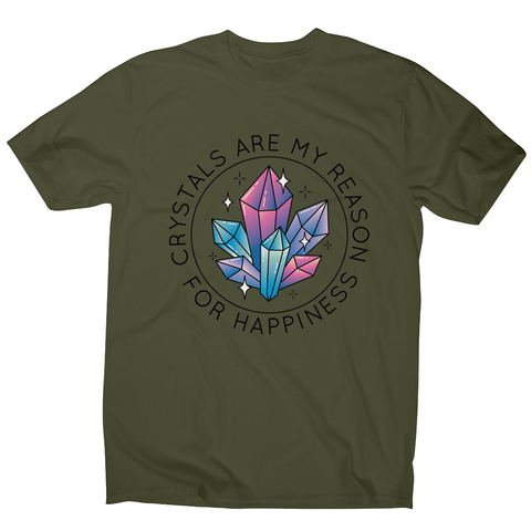 Crystals quote men's t-shirt - Graphic Gear