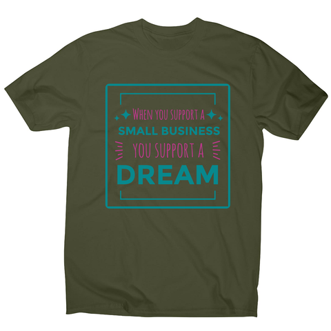 Small business quote men's t-shirt - Graphic Gear