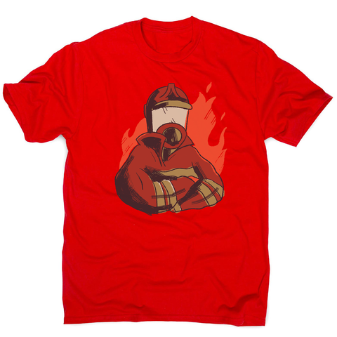 Firefighter flames men's t-shirt - Graphic Gear