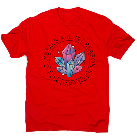 Crystals quote men's t-shirt - Graphic Gear